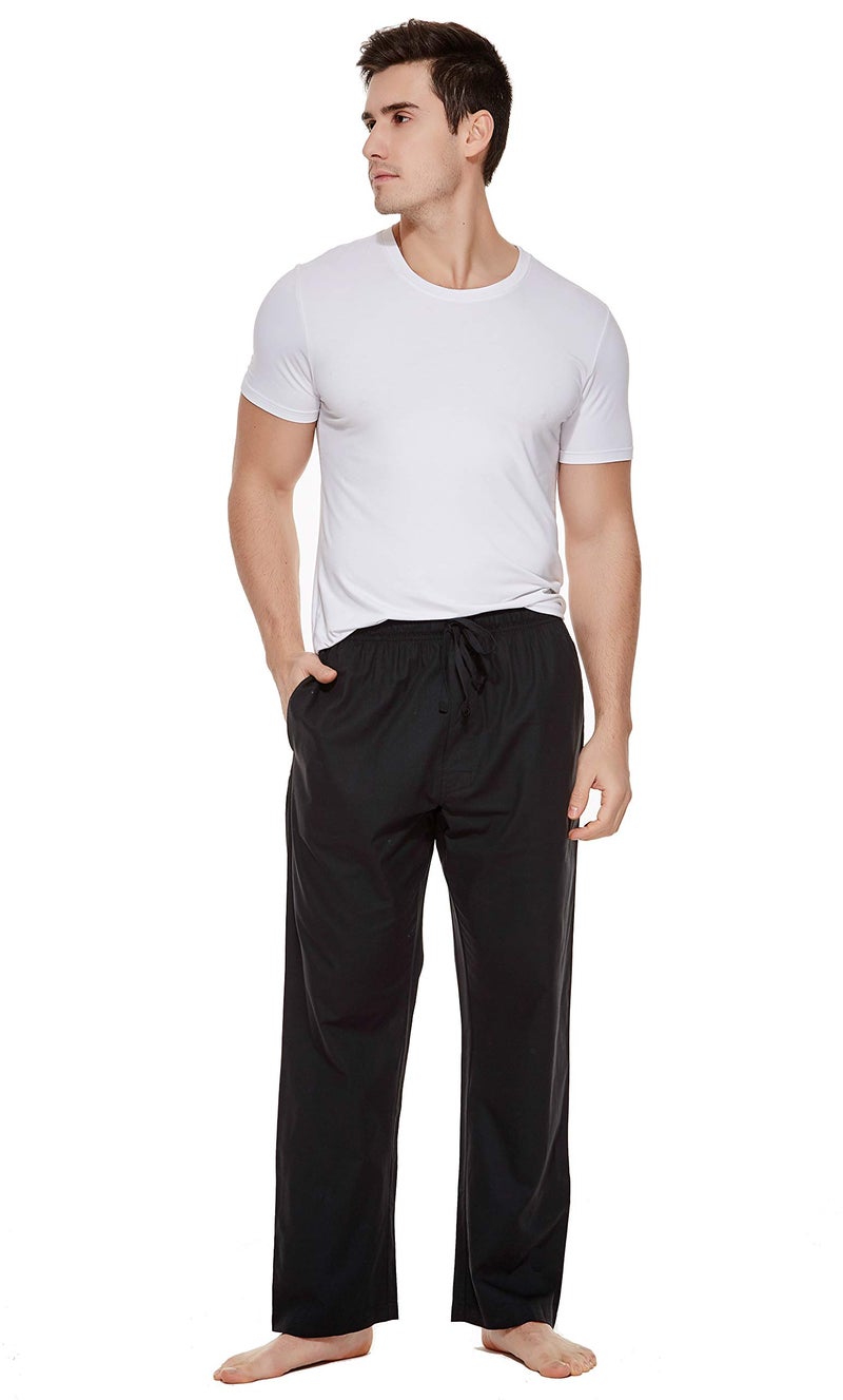 CYZ Mens 100% Cotton Pajama Pants Sleep Lounge Pajamas for Men Woven pj Pants - Image 2